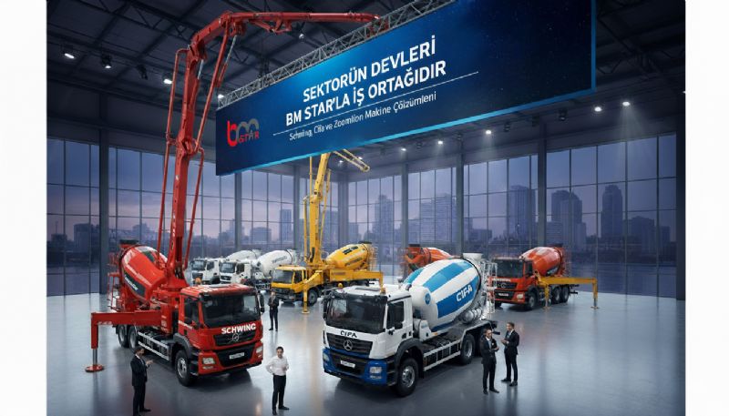 BM STAR Beton Makinası Parçalarını Yeni Web Sitesiyle Dijitale Taşıdı!